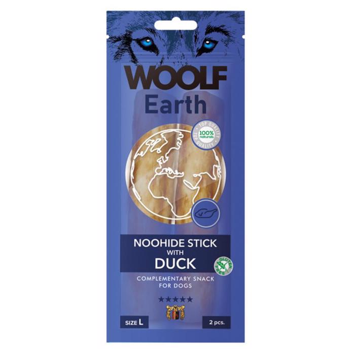Woolf Earth NooHide Sticks Och Naturliga Tuggben LARGE 2st