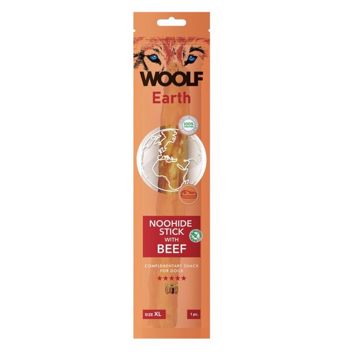 Woolf Earth NooHide Sticks Nötkött Naturligt tuggummi XLARGE 1st