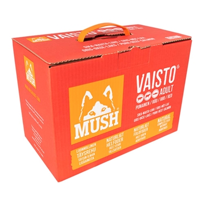 MUSH Barf Fryst Råfoder Vaisto Röd 10 Kg