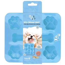 CoolPets Glassform för hundglass för 8 små glassar Blå