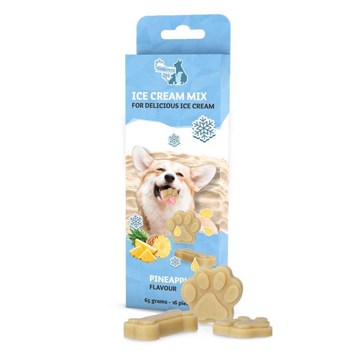 CoolPets Ice Cream Dog Ice Cream Mix med ananas - DATE GOODS