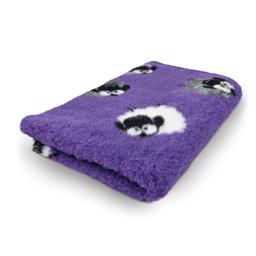 Vet Bed Extra Soft Design FarmAnimals Woolly Sheep LILA 100x150 cm