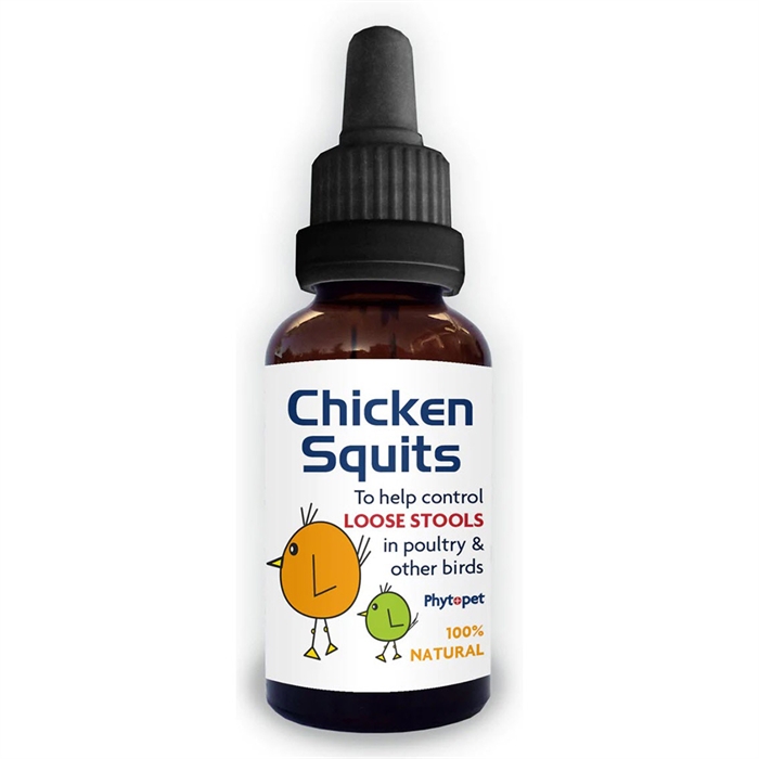 Chicken Squits 100 % naturlig örtblandning för fjäderfä och fåglar 50 ml