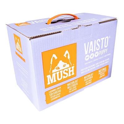 MUSH Barf Fryst Råfoder Vaisto Puppy Ljuslila 10 Kg