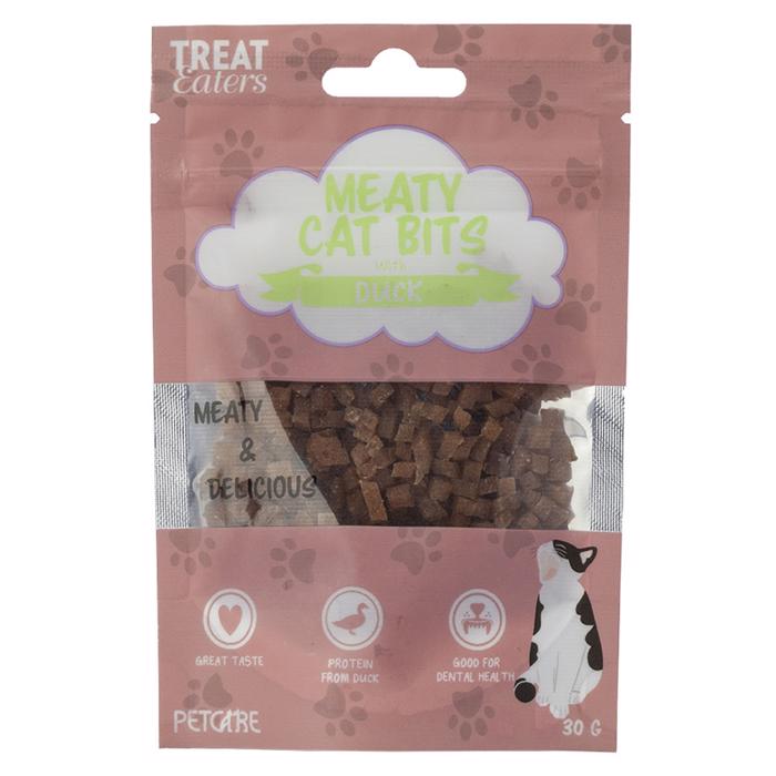 TreatEaters Cat treats Meaty Cat Bits Duck 30g