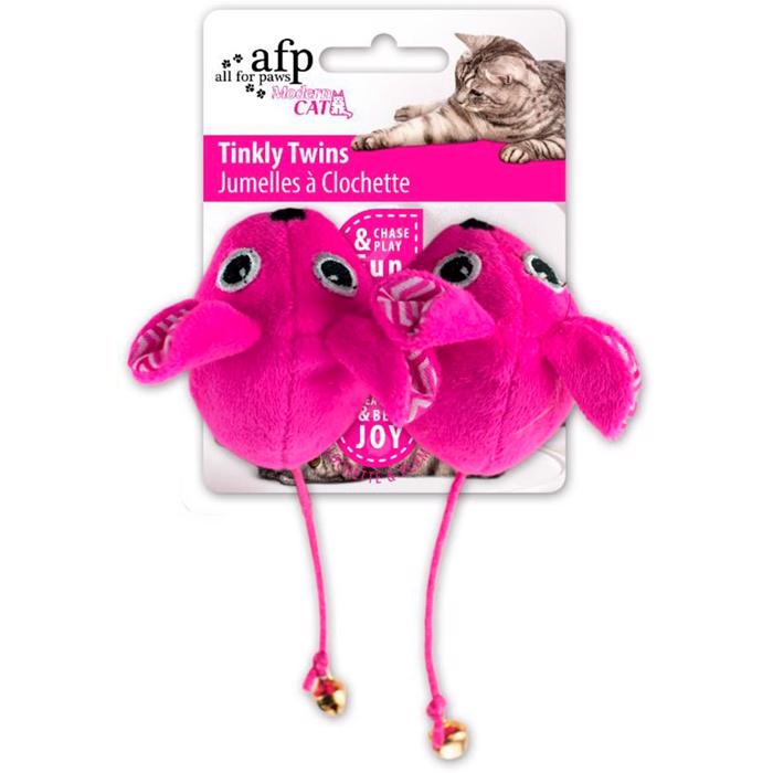 All For Paws Katteleksak Tinkly Twins PINK