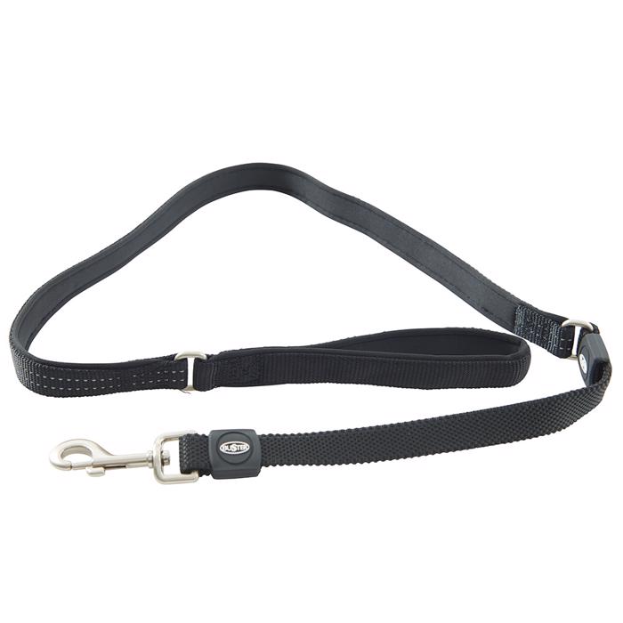 Buster Neopren Bungee Hundkoppel Svart 120 cm