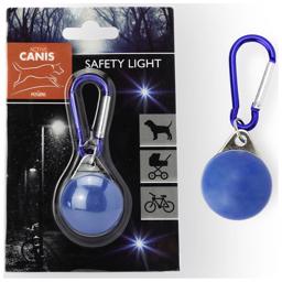 Active Canis Safety Lights Hundlampa med Karbinhake i Blå