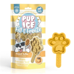 Pup Ice Fill & Freeze Hundglass med Jordnötssmörsmak