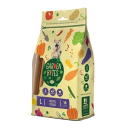 Garden Bites Tandstickor Vegetariskt tuggmellanmål 14 stycken STOR