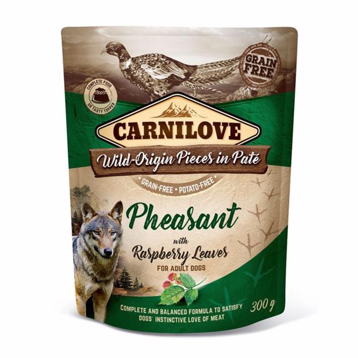 Carnilove Pouch Pate Våtfoder Med Fasan och Hallon 300 gram