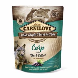 Carnilove Pouch Pate Våtmat med karp och svarta morötter 300 gram