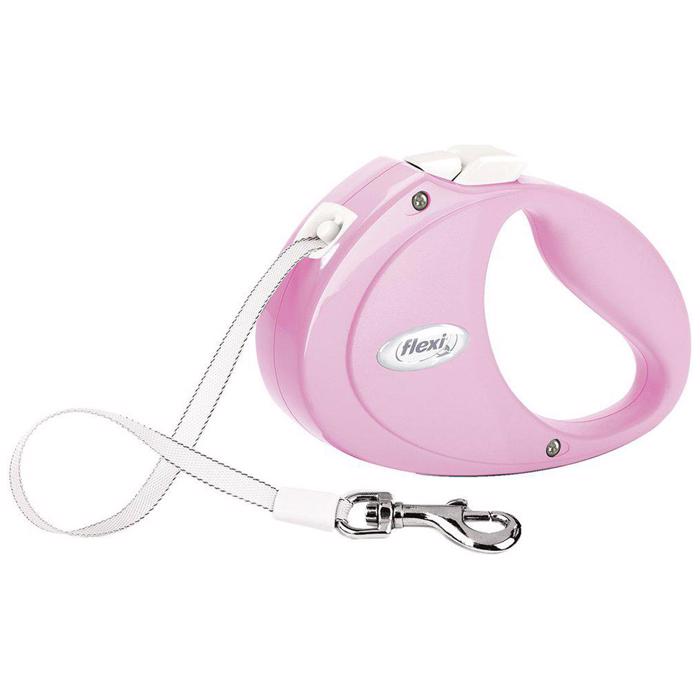 Flexi Puppy Ribbon Line Rosa 2 Meter Max 12 Kg