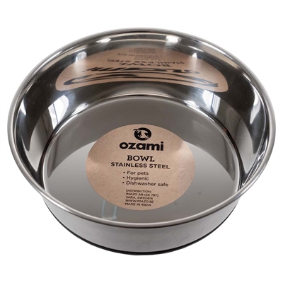 Ozami Hundskål I Rostfritt Stål Halkfri Tung
