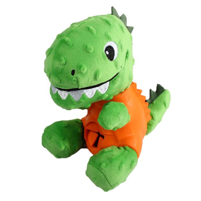 All For Paws Treat Hider TreatRex Dinosaurs Teddy Bear For Snacks