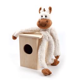 All For Paws Hundeleksak White Cuddle Flopper Kramhästen Mette