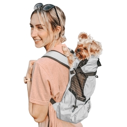 K9 Sport Sack AIR V2 Hundryggsäck Hundar på Tur GREY