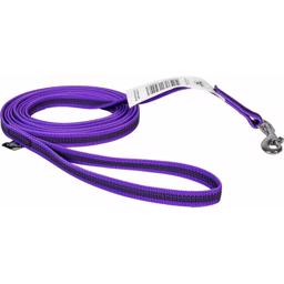 Alac Hundkoppel med antisladd gummi och handtag 12mm x 3 meter LILA
