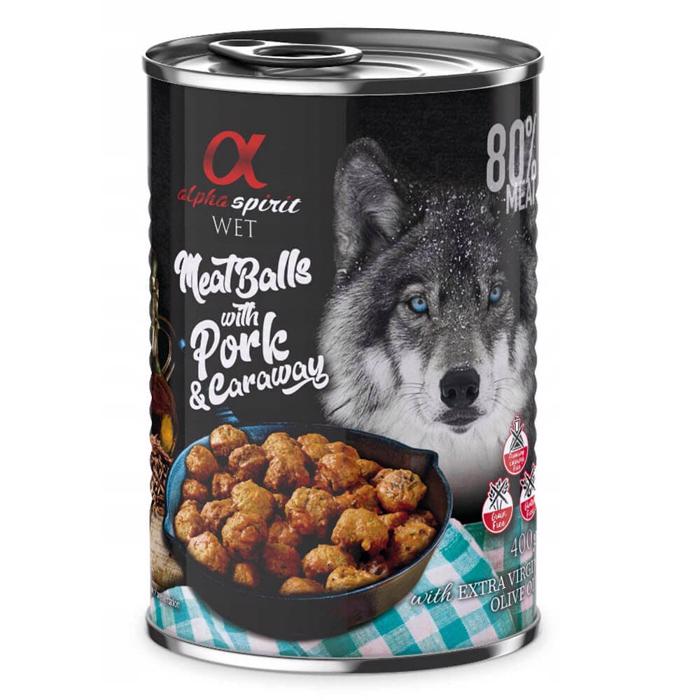 Alpha Spirit köttbullar med fläsk och kummin 400 gram