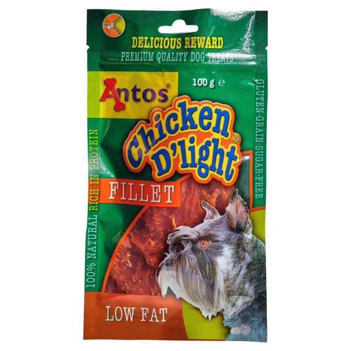Antos Chicken D\' Light Filé Läckra kycklingbröstbitar 100g