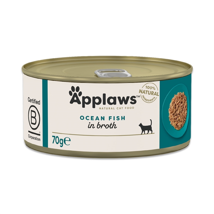 Applaws Kattmat Ocean Fish in Broth 70g