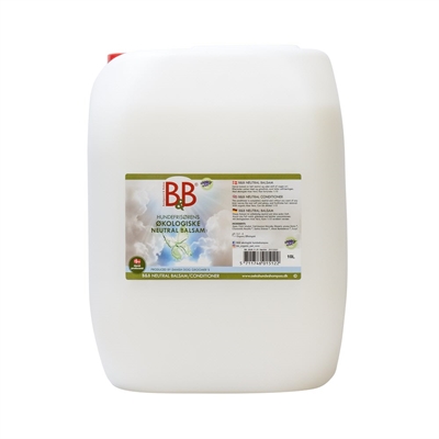 B&B Ekologiskt parfymfritt neutralt balsam med Aloe Vera 10 liter