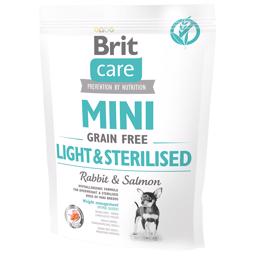 Brit Care Hundfoder MINI Light & Sterilized Rabbit & Lax