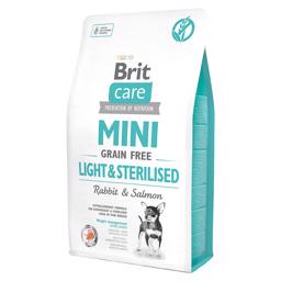 Brit Care Hundfoder MINI Light & Sterilized Rabbit & Lax