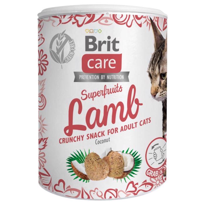 Brit Care Snack Till Katten Superfruits Lamb 100gr