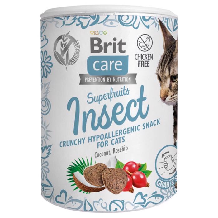Brit Care Snack For Cats Superfruits Insekt 100gr