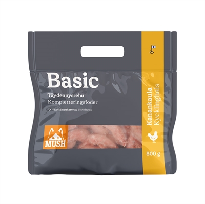 MUSH Basic Frysta Hela Kycklinghalsar 800g
