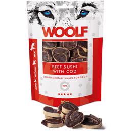 Woolf Beef Sushi Med Torskbiff & Torsk 100g