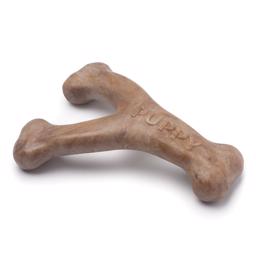 Benebone Puppy Wishbone Chewing Bone Bacon Small 