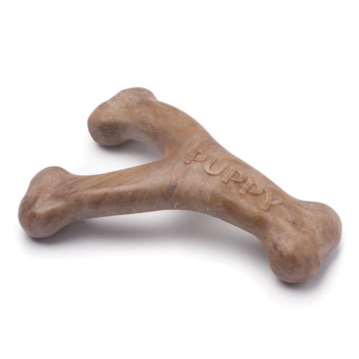Benebone Puppy Wishbone Tuggben Bacon Small