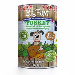 Little BigPaw Turkey Läcker blötmat i läcker sås med Kalkon & grönt 390g