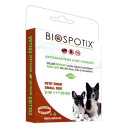 Biospotix lopp- och fleecekrage för små hundar under 20 kg