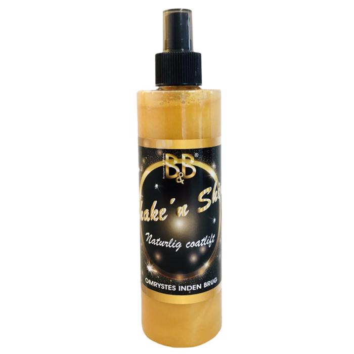 B&B Mini Shake\'N Shine Naturlig antistatisk pälslyft och ren spray 100ml