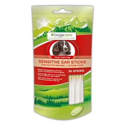 BogaCare Sensitive Ear Sticks Bomullspinnar för Hund 30 Stk