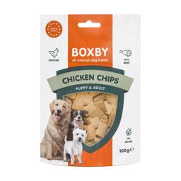 Boxby Grain Free Snack Chicken Chips 100g - DATUMPRODUKTER