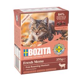 BOZITA Kattfoderbitar i gel STERILISERAD Råvilt