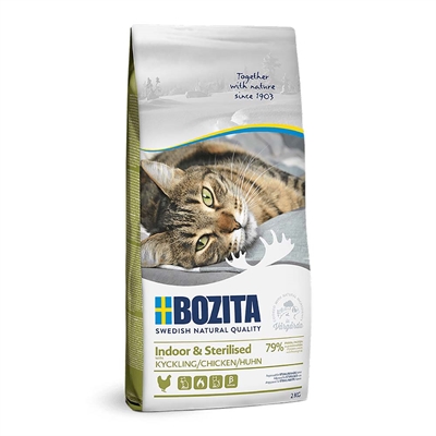 Bozita Indoor & Sterilised Kattfoder med Kyckling 10 Kg