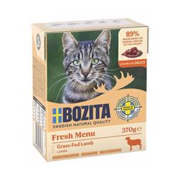 BOZITA Kattfoderbitar i gelé med 89 % färskt lamm