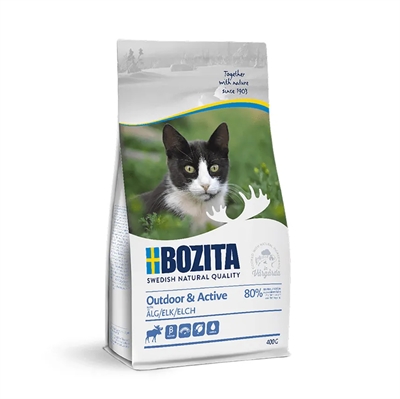 Bozita Kattfoder Outdoor & Active med Älg 400g