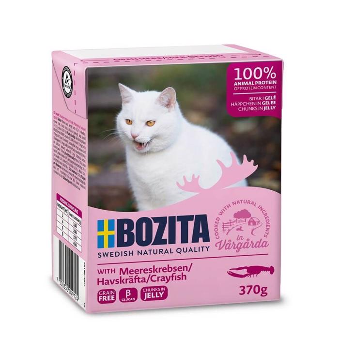 BOZITA Cat Food Bites i gelé med krabbsmak