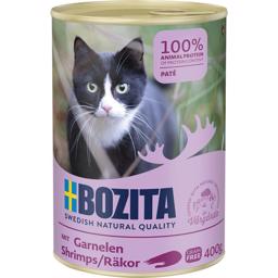 BOZITA Pate Med Räkor Läckert spannmålsfritt våtfoder för katter 400g