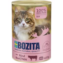 BOZITA Pate With Beef Läckert spannmålsfritt våtfoder för katter 400g