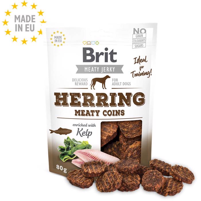 Brit Meaty Jerky Herring Coins Läckra köttmynt av sill