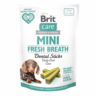 Brit Care Mini Dental Sticks För Små Hundar & Valpar 7 Stk