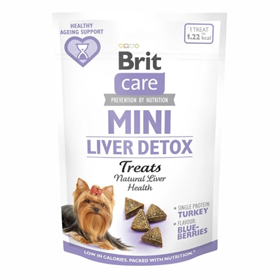 Brit Care Mini Liver Detox Godis För Små Hundar 50g
