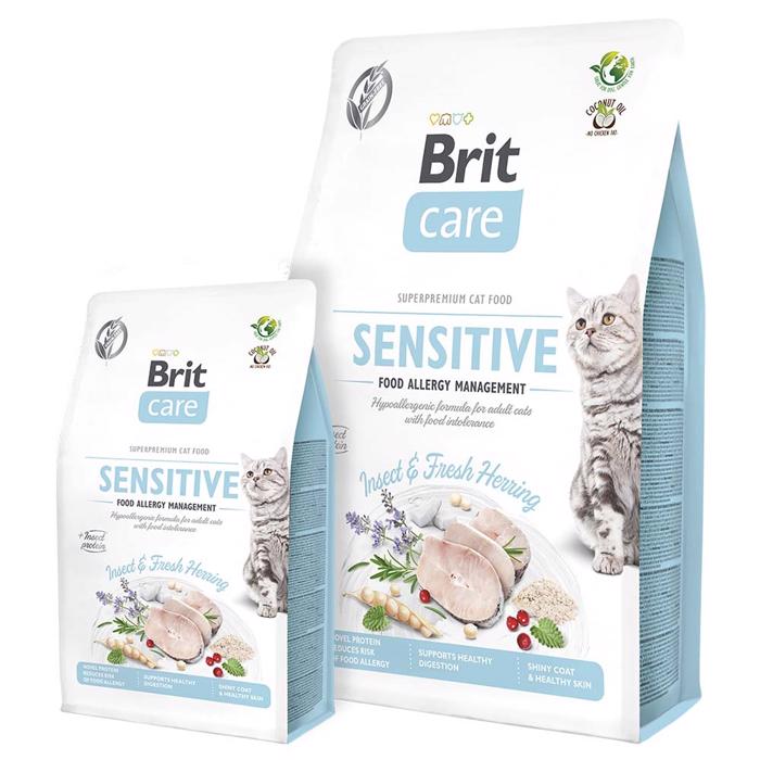 Brit Care Kattfoder för känsliga katter Insekter & färsk sill